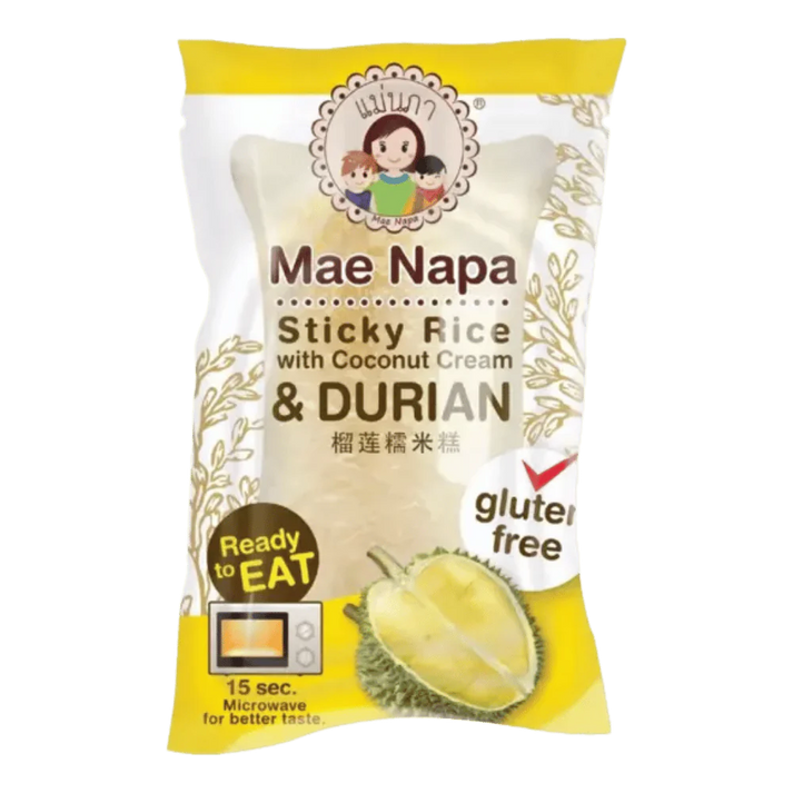 MAE NAPA Gestoomde Kleverige Rijstcake Kokos & Mango 80G