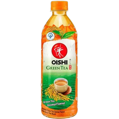 OISHI Groene Thee met Bruine Rijst Genmai 500ML