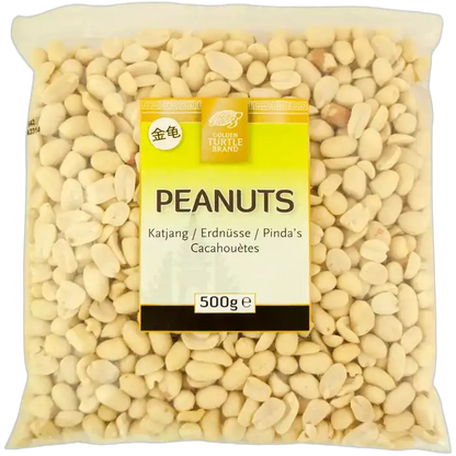 GOLDEN TURTLE Pinda's gepeld zakje 500G