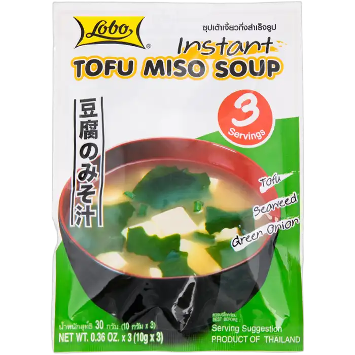 LOBO Instant Tofu Miso Soepzak 30G