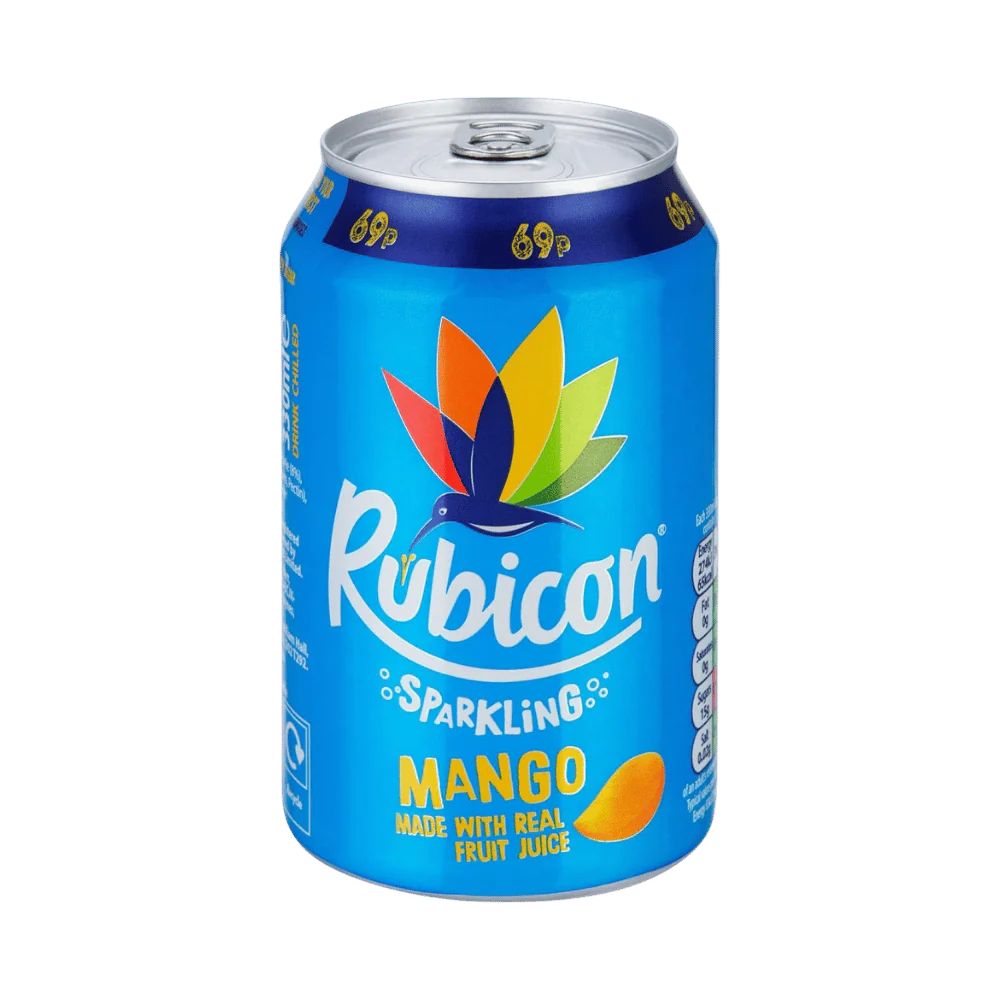 RUBICON Bruisend Mangoblikje 330ML
