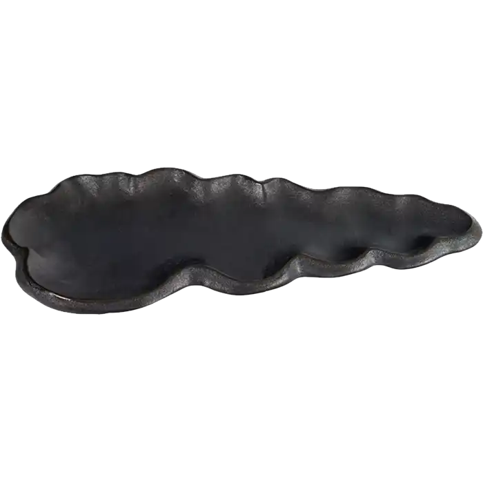 Tajimi Zwart Bord Wolk 35,5x14,5x3cm