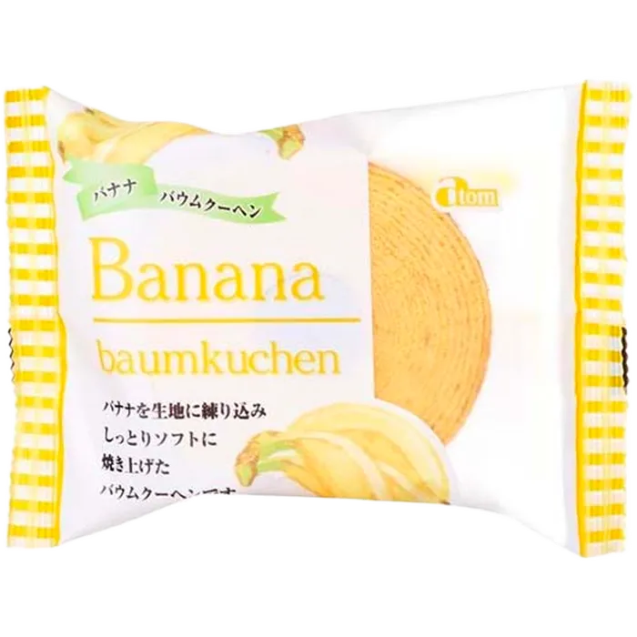 ATOM Baumkuchen Banaan 80G