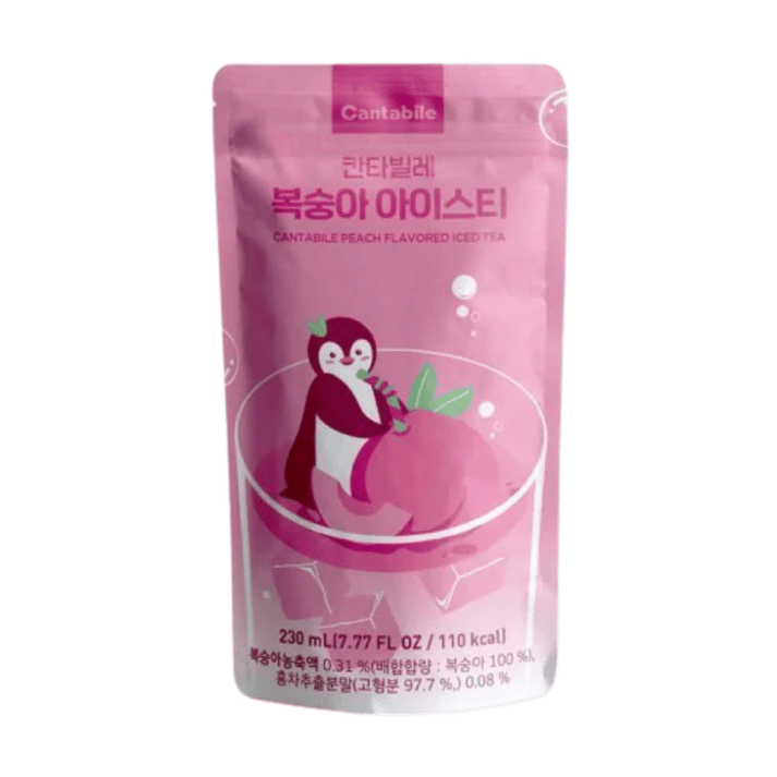 CANTABILE Gearomatiseerde Ade Perzik Ijsthee 230ML