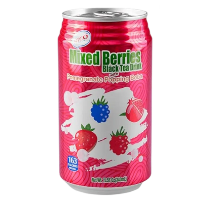 RICO Bessenmix Zwarte Thee met. Popping Boba 340ML