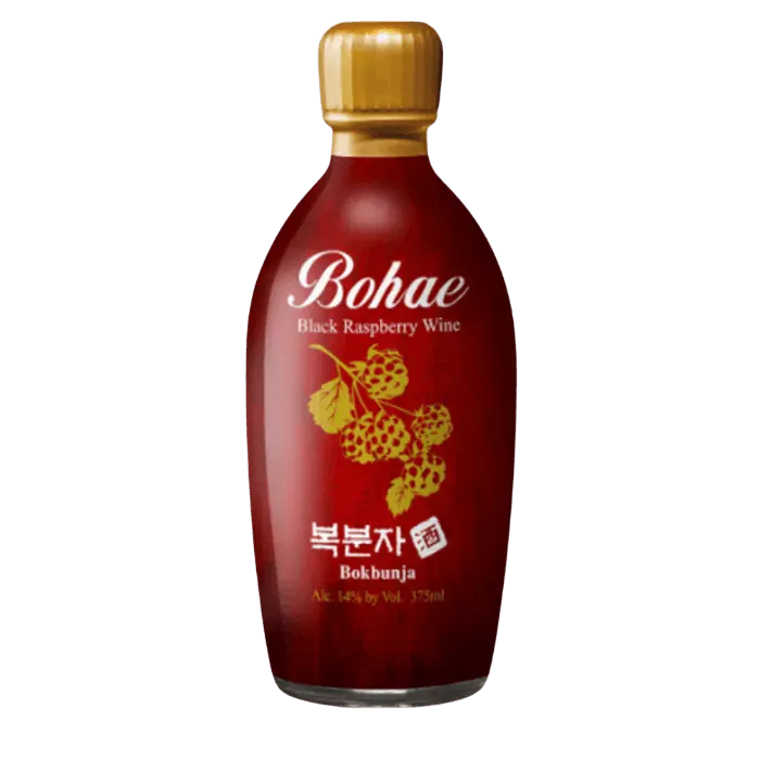 BOHAE Zwarte frambozenwijnframboos. Bokbunja 375ML