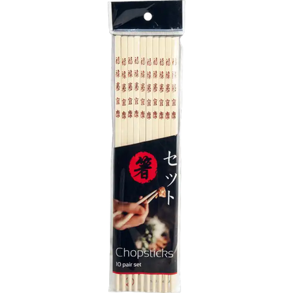 Bamboe eetstokjes 25CM 10 paar