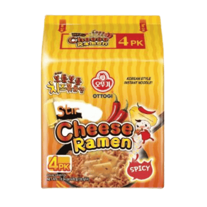 OTTOGI Cheese Ramen Roerbak Pittig Multipk. 4x130G