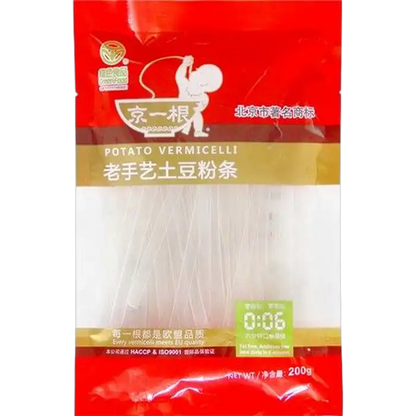 JING YI GEN Aardappelnoedels Breed 200G