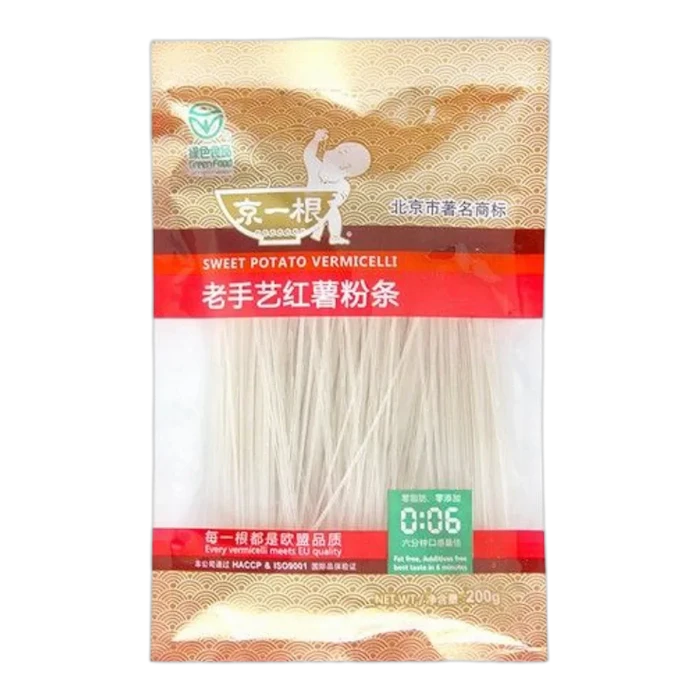 JING YI GEN Zoete Aardappelnoedel Breed 200G