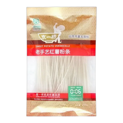 JING YI GEN Zoete Aardappelnoedel Breed 200G