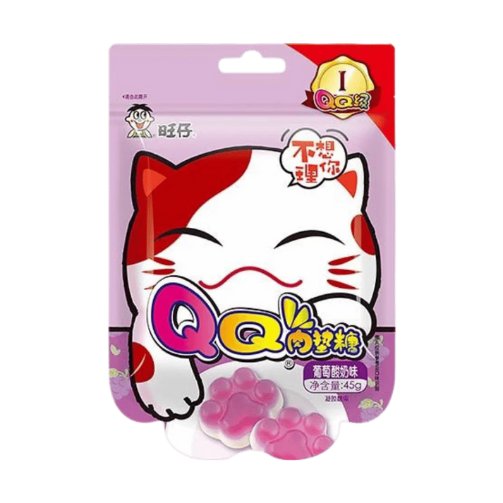 WANT WANT Yoghurt Gums 45G Druivenyoghurt Cat's Claw
