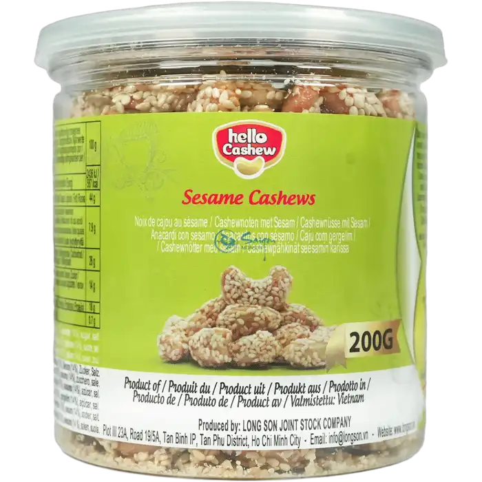 HELLO CASHEW Cashewnoten Geroosterd en Gezouten 200G
