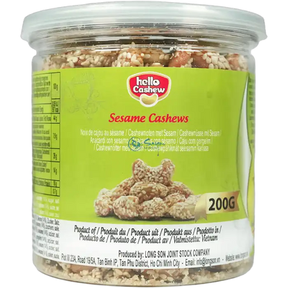 HELLO CASHEW Cashewnoten Geroosterd en Gezouten 200G