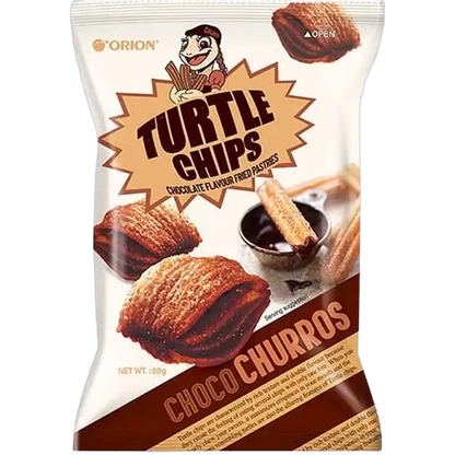 ORION Schildpadchips Chocolade Churros 80G