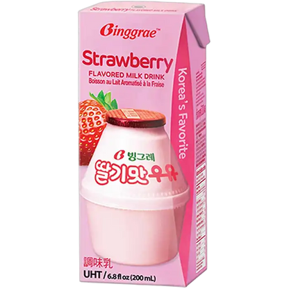 BINGGRAE Aardbeienmelk 200ML