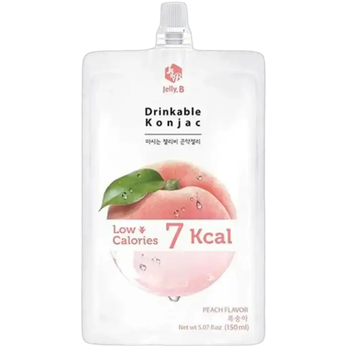 JELLY B Konjac Jelly Perzik Smaak 150G
