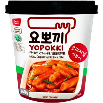 YOPOKKI Rijstwafelbeker Origineel Halal 120G