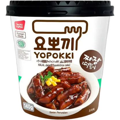 YOPOKKI Rijstwafelbeker HALAL Jjajang 120G