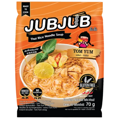 JUBJUB Inst. Rijstnoedels Tom Yum 70G