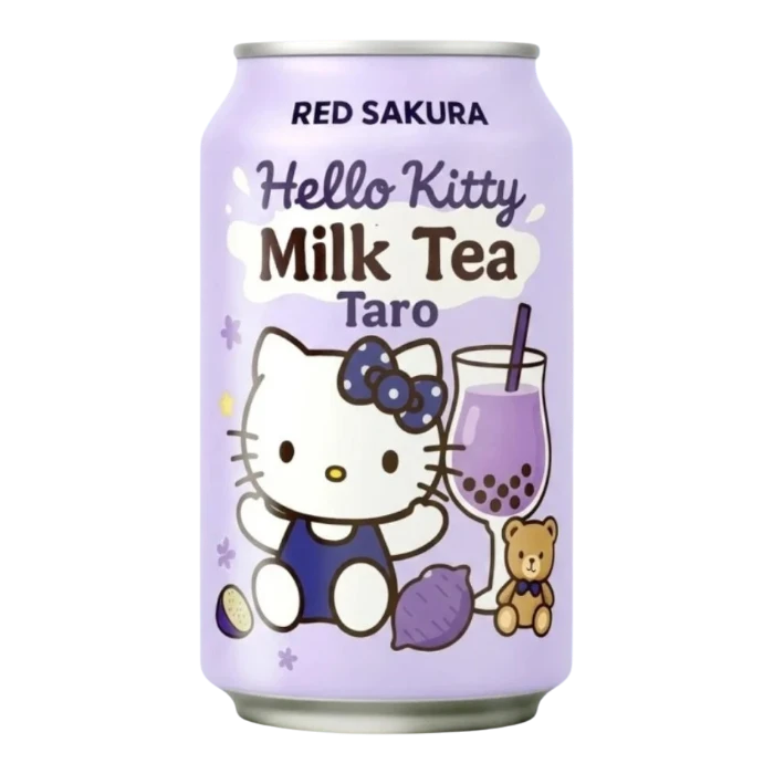 RED SAKURA Hello Kitty Bubble Tea Taro 310ML