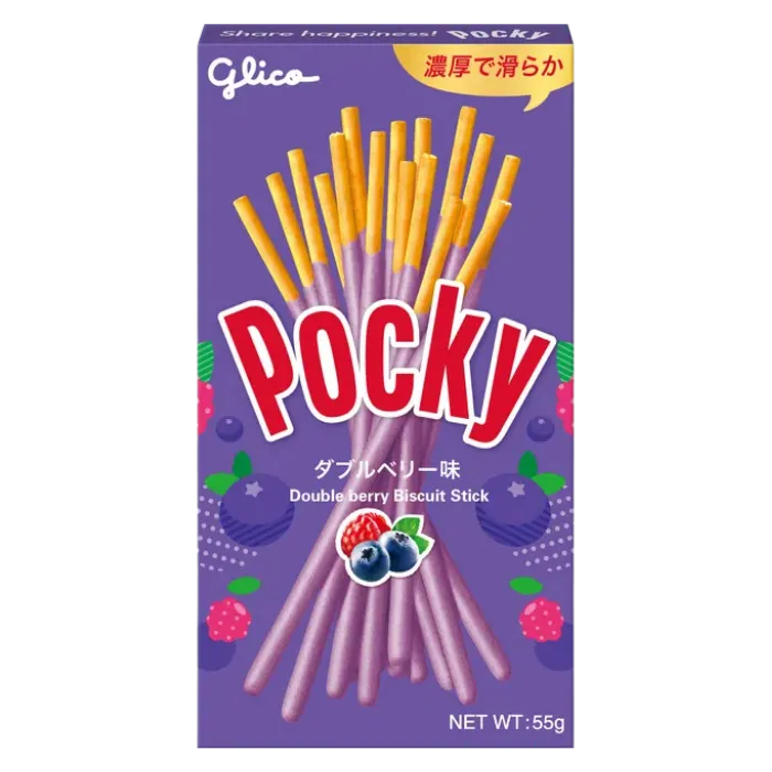 POCKY Biscuit Sticks Bosbes Framboos 55G