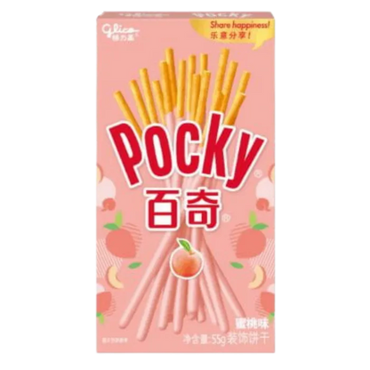 POCKY Koekjessticks Perzik 55G