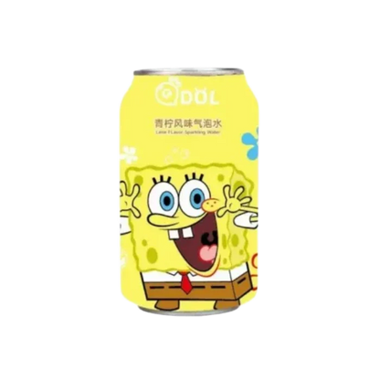 QDOL Spongebob Sparkling Drink Limoen Smaak. 330ML
