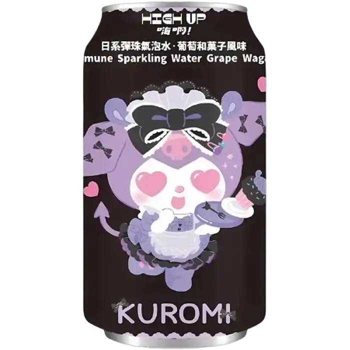 HOOG Ramune Kuromi Druivenvonk. Water 330ML