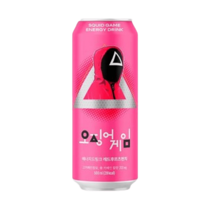 SQUID GAME Energiedrank Rode Vruchten Punch 500ML