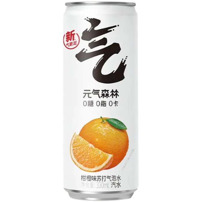 CHI FOREST bruisend water oranje blikje 330ML