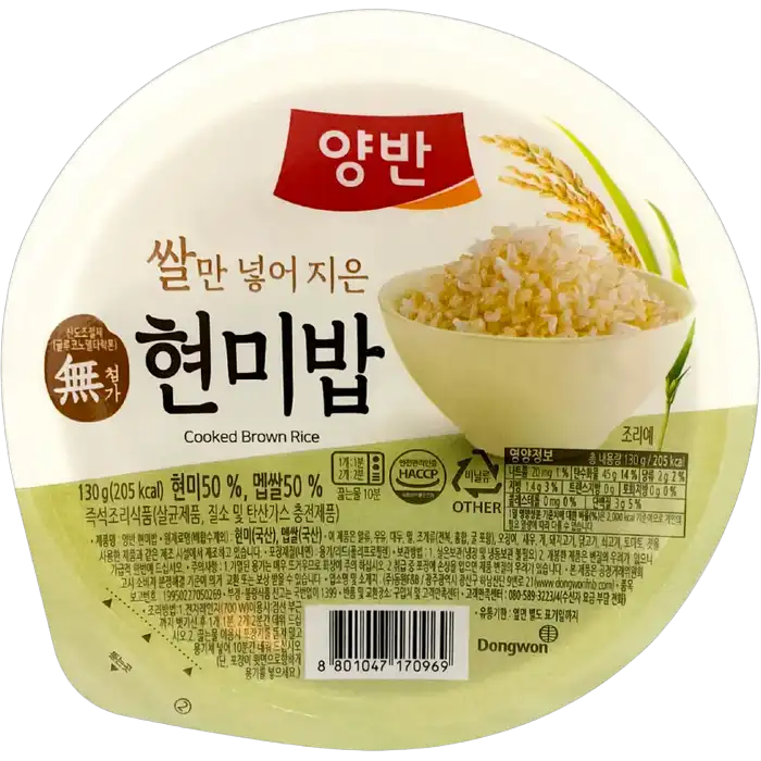DONGWON minutenrijst kant-en-klare bruine rijst 130g