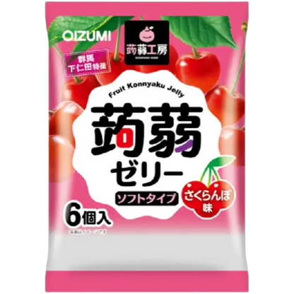 SHIMONITA Konjac Kobo Jelly Kersensmaak. 112G