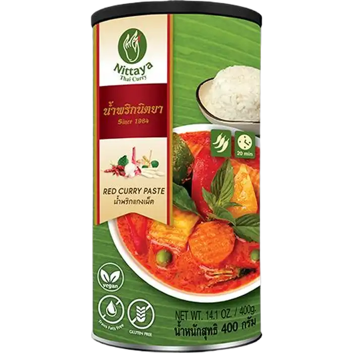 NITTAYA Rode Veganistische Currypasta 400G