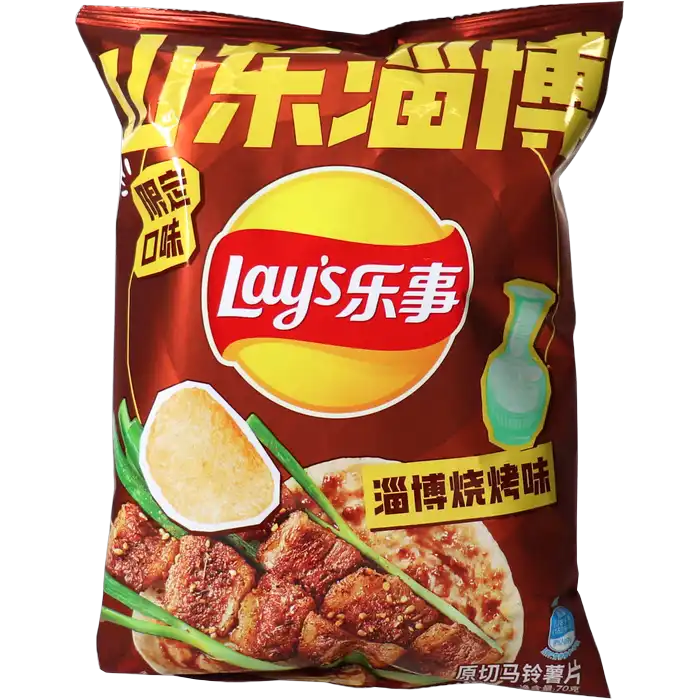 LAY'S Chips Zibo Street Style BBQ 70G