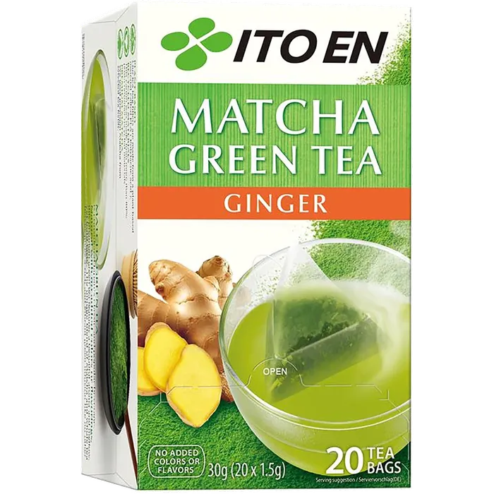 ITO NL Matcha Groene Thee Gembertheezakjes 30G
