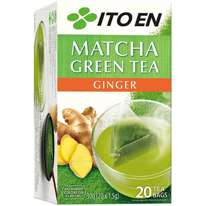 ITO NL Matcha Groene Thee Gembertheezakjes 30G