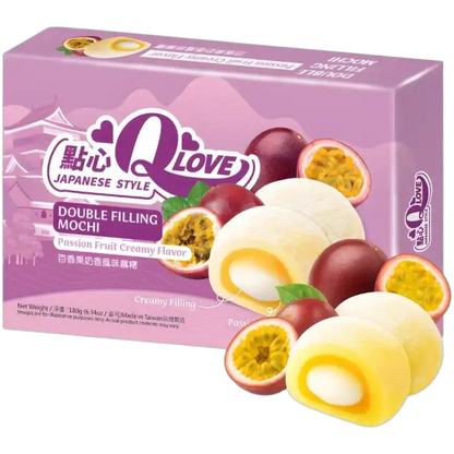 QLOVE Mochi Passievrucht Dubbele Vulling 180G