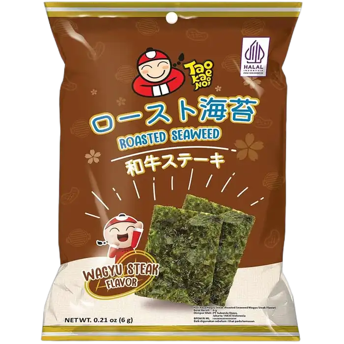 TAOKAENOI Geroosterde Zeewier Wagyu Steak 6G