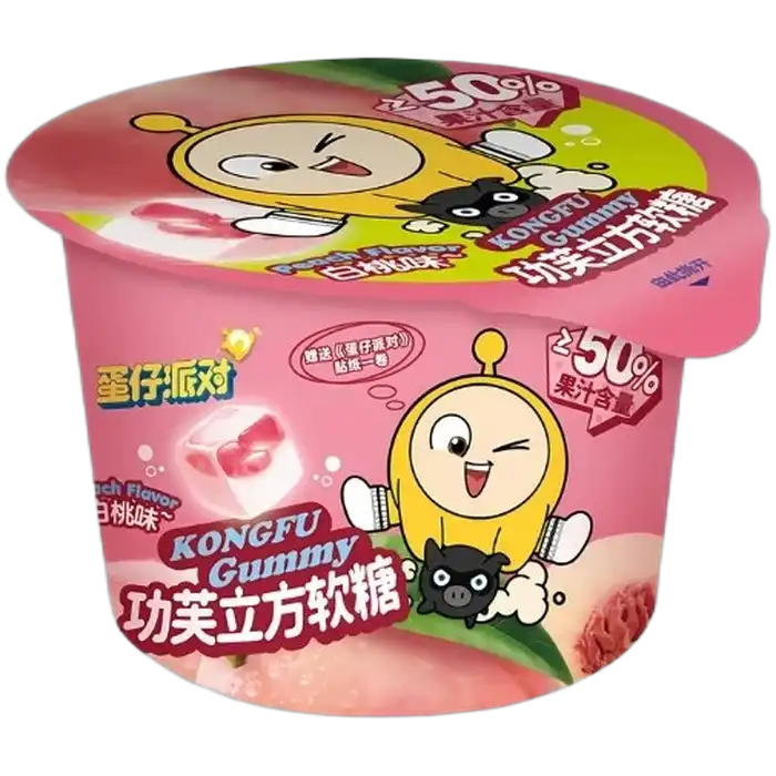 HAOLIYUAN Eierfeest Gummies Perzik 72G