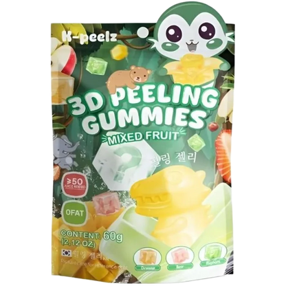 K-PEELZ Afpelbare Gummies Gemengd Fruit 60G
