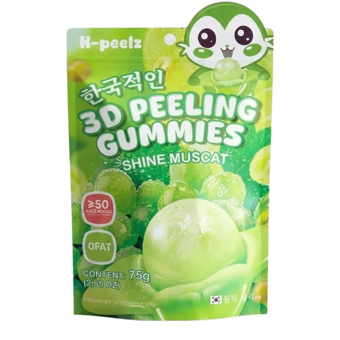 K-PEELZ Afpelbare Gummies Shine Muscat 75G
