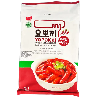 YOUNGPOONG Yopokki 240G halal pikant zakje