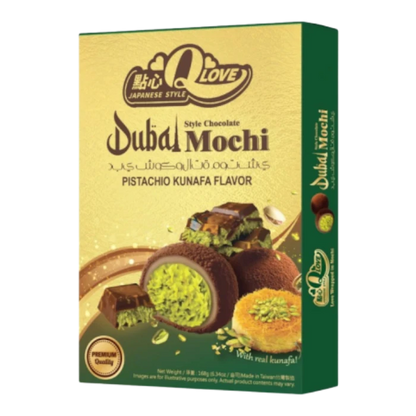 QLove Dubai Chocolate Deluxe Mochi 45G