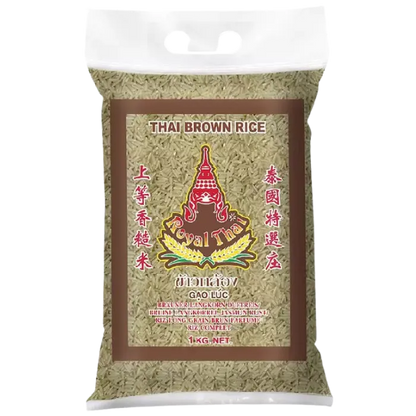 ROYAL THAI Cargo rijst bruin 1KG