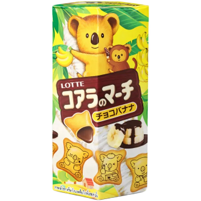 LOTTE Koala's March Chocolade Bananenbisque. 37G
