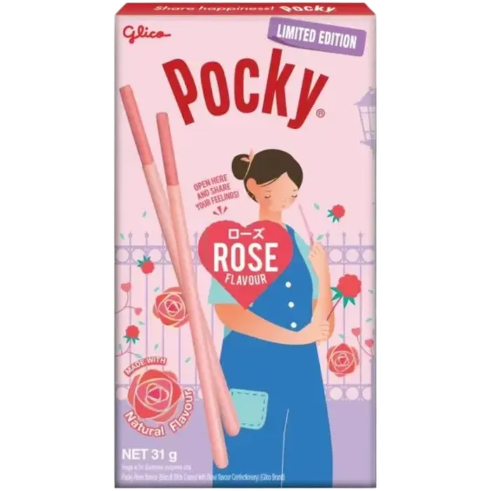 POCKY Koekjesstokjes Roze 31G