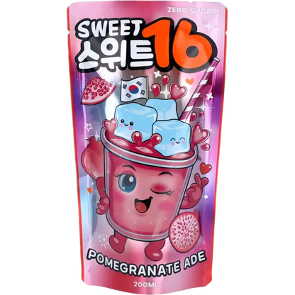 KR Sweet16 Granaatappel Nul 200ML