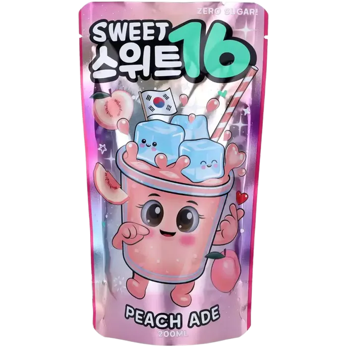 KR Sweet16 Perzik Nul 200ML