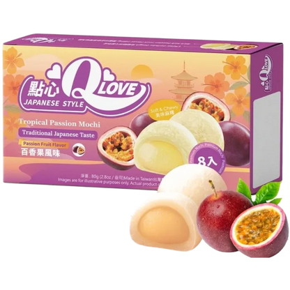 QLove Mini Mochi Passievrucht Premium 80G